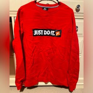Red “Just Do It” Nike Sweater
